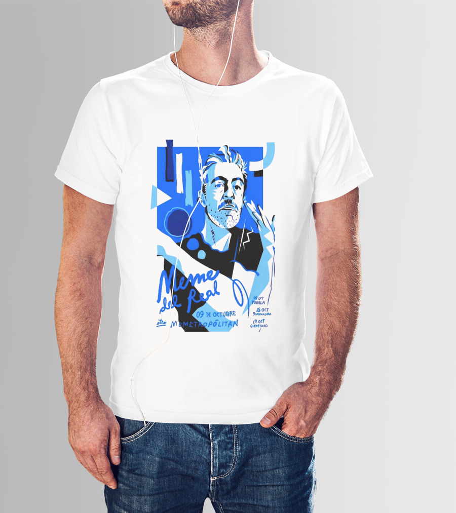 Meme Del Real 09 De Octubre 2026 Metropolitán MX Concert T-Shirt