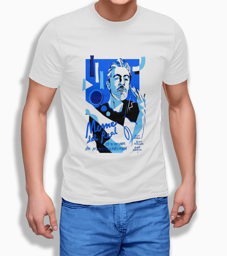 Meme Del Real 09 De Octubre 2026 Metropolitán MX Concert T-Shirt