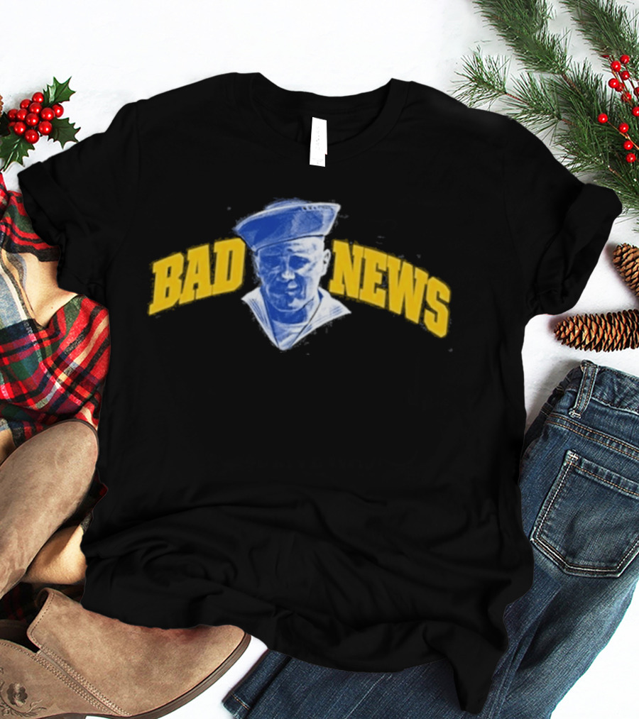Zach Bryan Bad News Sailor Image T-Shirt