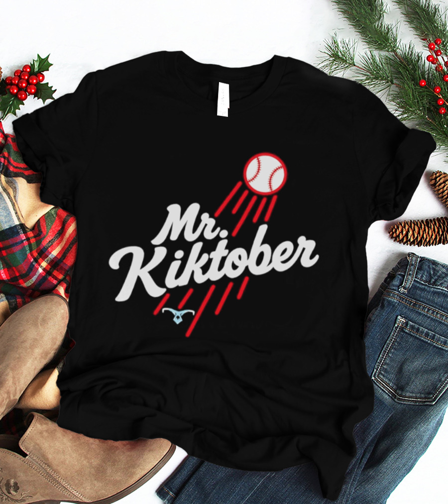 Kike Hernandez Mr Kiktober Los Angeles Dodgers Baseball T-Shirt