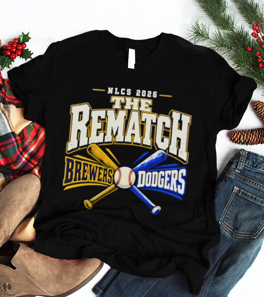 NLCS 2026 The Rematch Brewers Vs Dodgers T-Shirt
