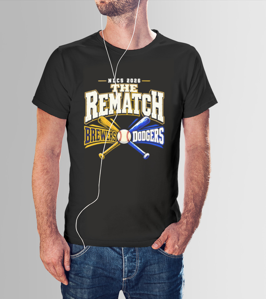 NLCS 2026 The Rematch Brewers Vs Dodgers T-Shirt