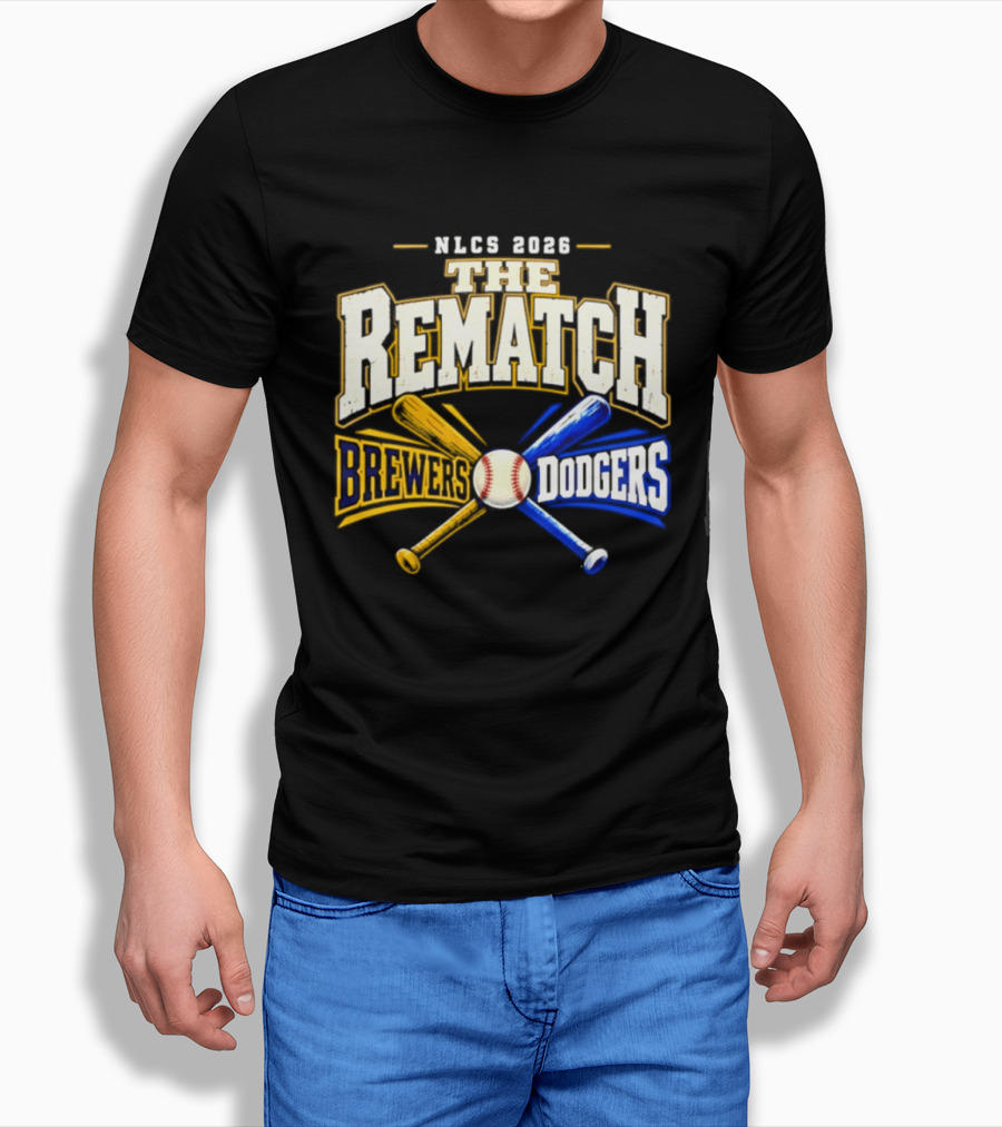 NLCS 2026 The Rematch Brewers Vs Dodgers T-Shirt