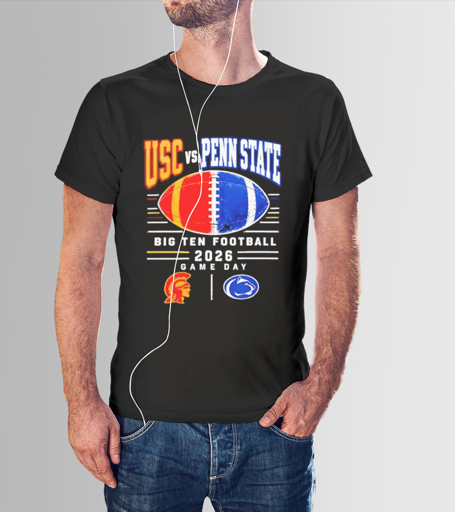 USC Vs Penn State Big Ten Football 2026 Game Day T-Shirt