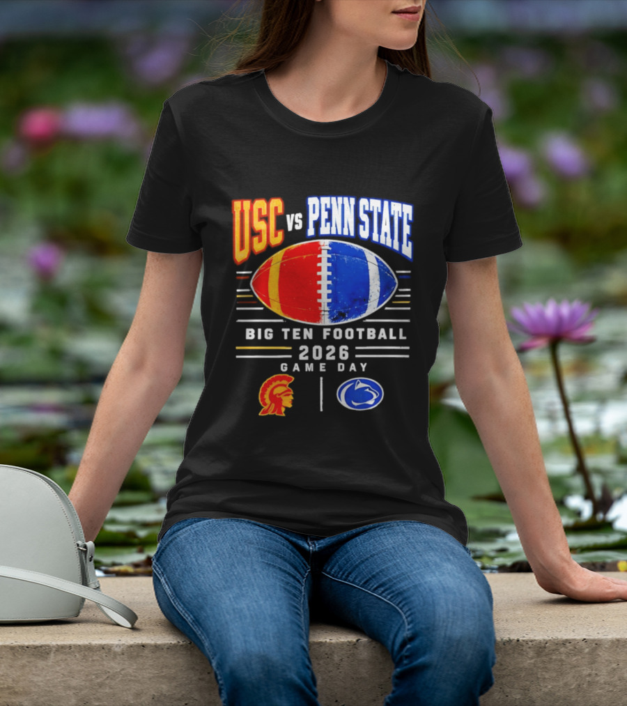 USC Vs Penn State Big Ten Football 2026 Game Day T-Shirt