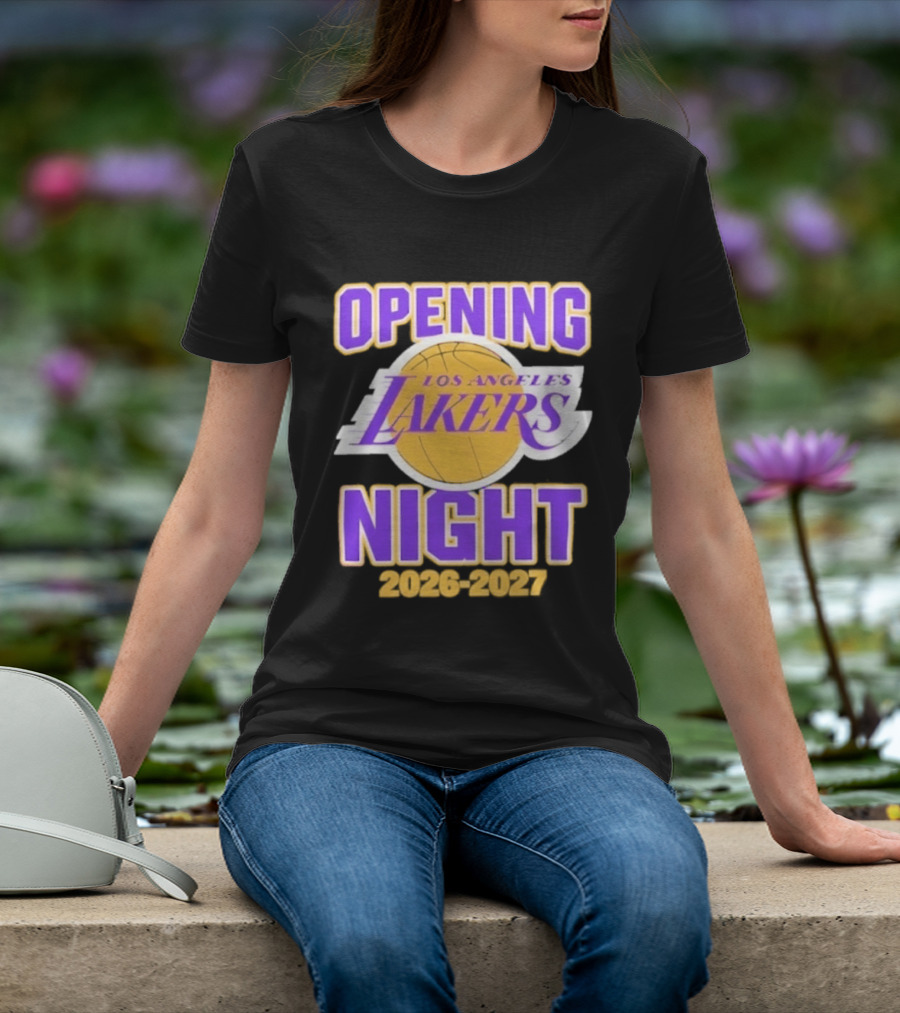 NBA 2026 2027 Opening Night Los Angeles Lakers T-Shirt