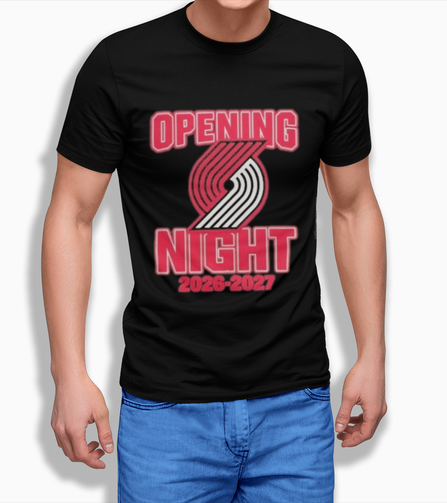 Portland Trail Blazers NBA Opening Night 2026 2027 T-Shirt
