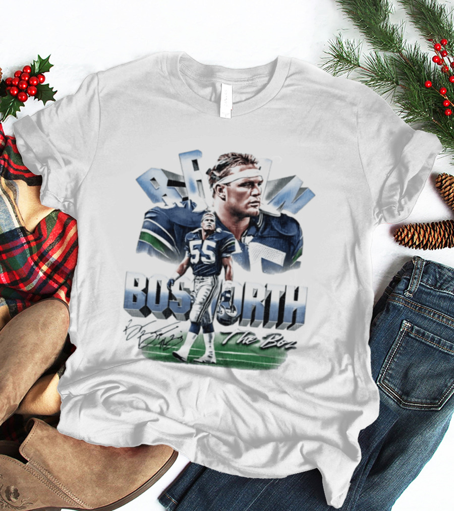 Brian Bosworth Seattle Seahawks The Boz 55 T-Shirt