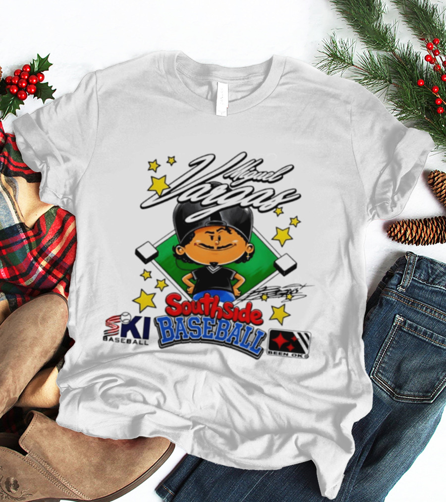 Miguel Vargas Southside Baseball Chicago White Sox Sports SKI Baseball Stars T-Shirt