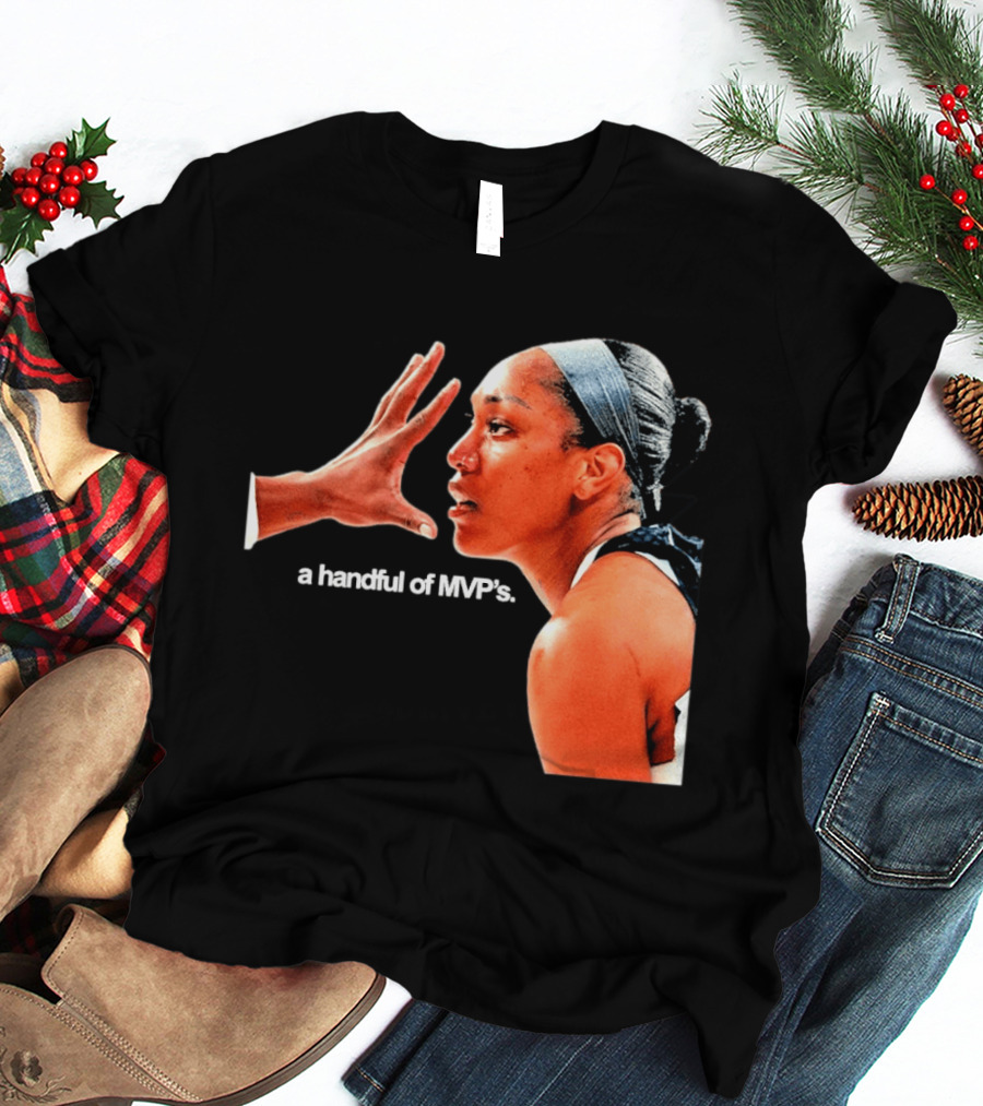 A'ja Wilson A Handful Of MVP's T-Shirt