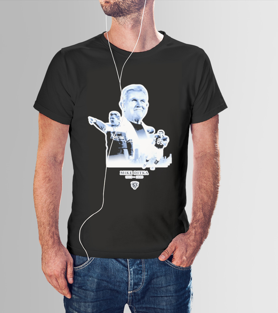 Bears Mike Ditka 1939 2020 Coach Legend Legacy T-Shirt