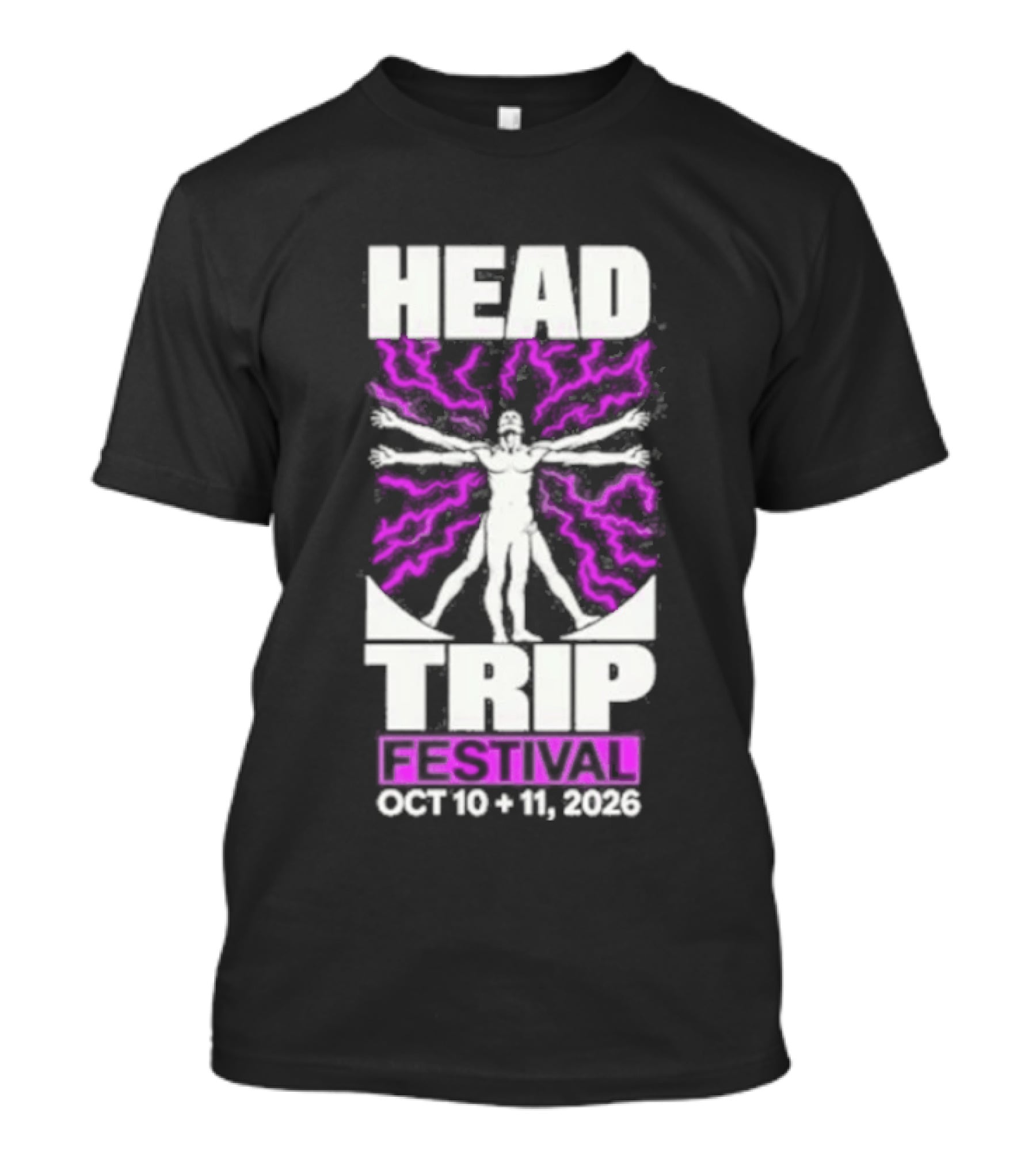 Head Trip Festival Electric Man Oct 13 14 2023 T-Shirt