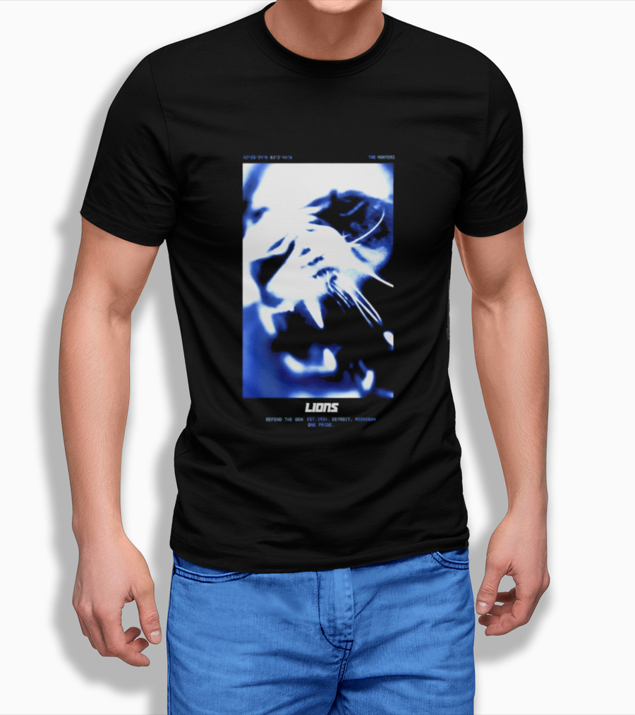 Detroit Lions 2026 Rivalries Collection Loose Fit Boyfriend Lions Inner Strength Outer Toughness Excellence T-Shirt