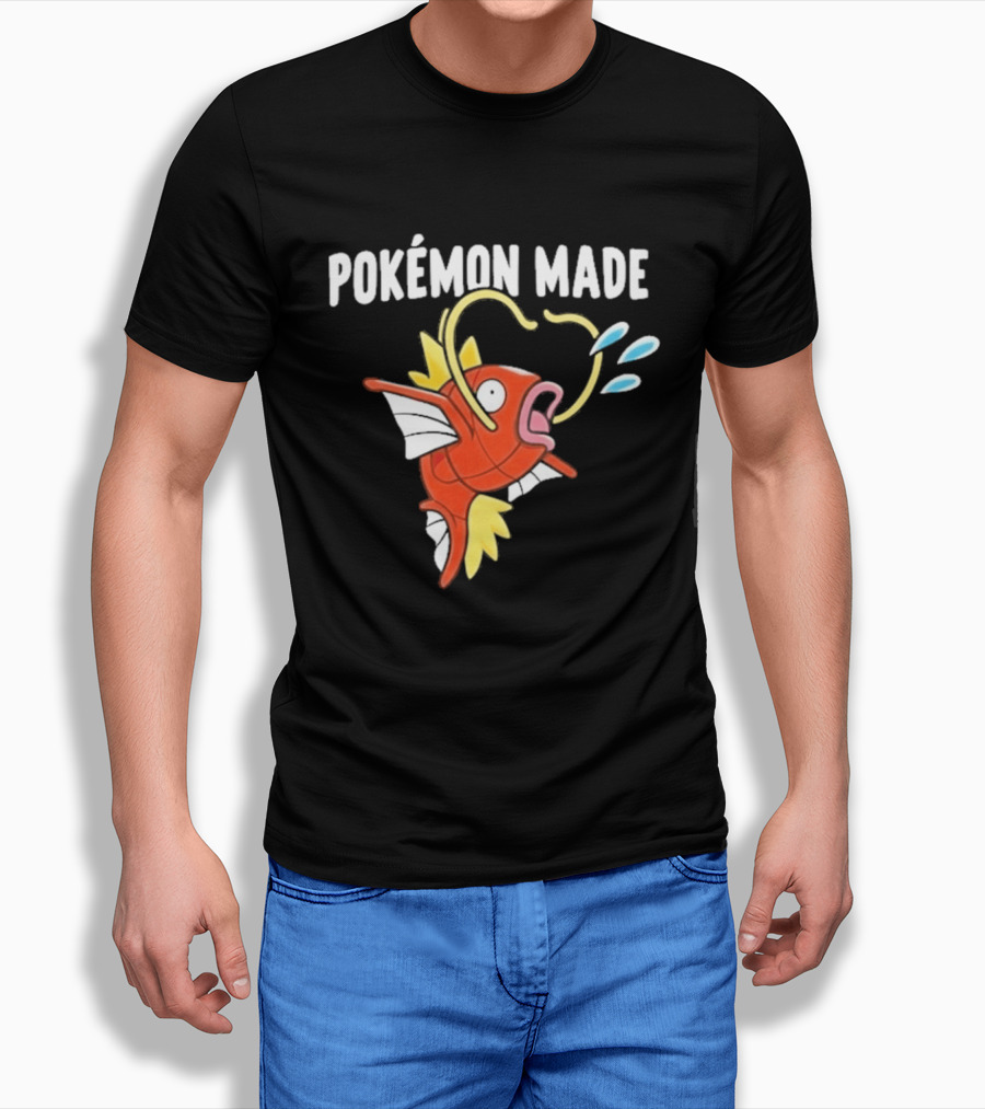 Kim Seokjin Pokémon Made Magikarp T-Shirt