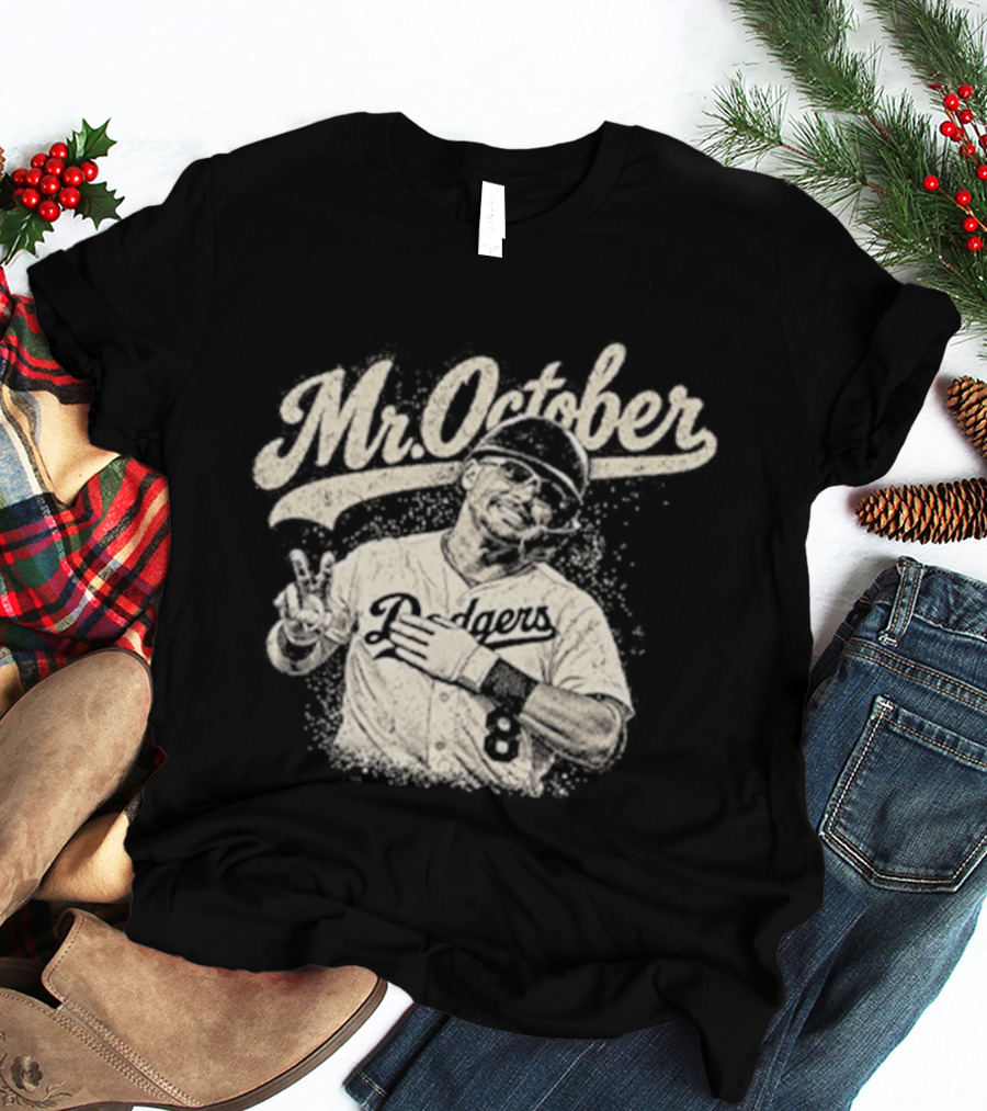 Mr October Dodgers Kike Hernandez Baseball Triumph T-Shirt