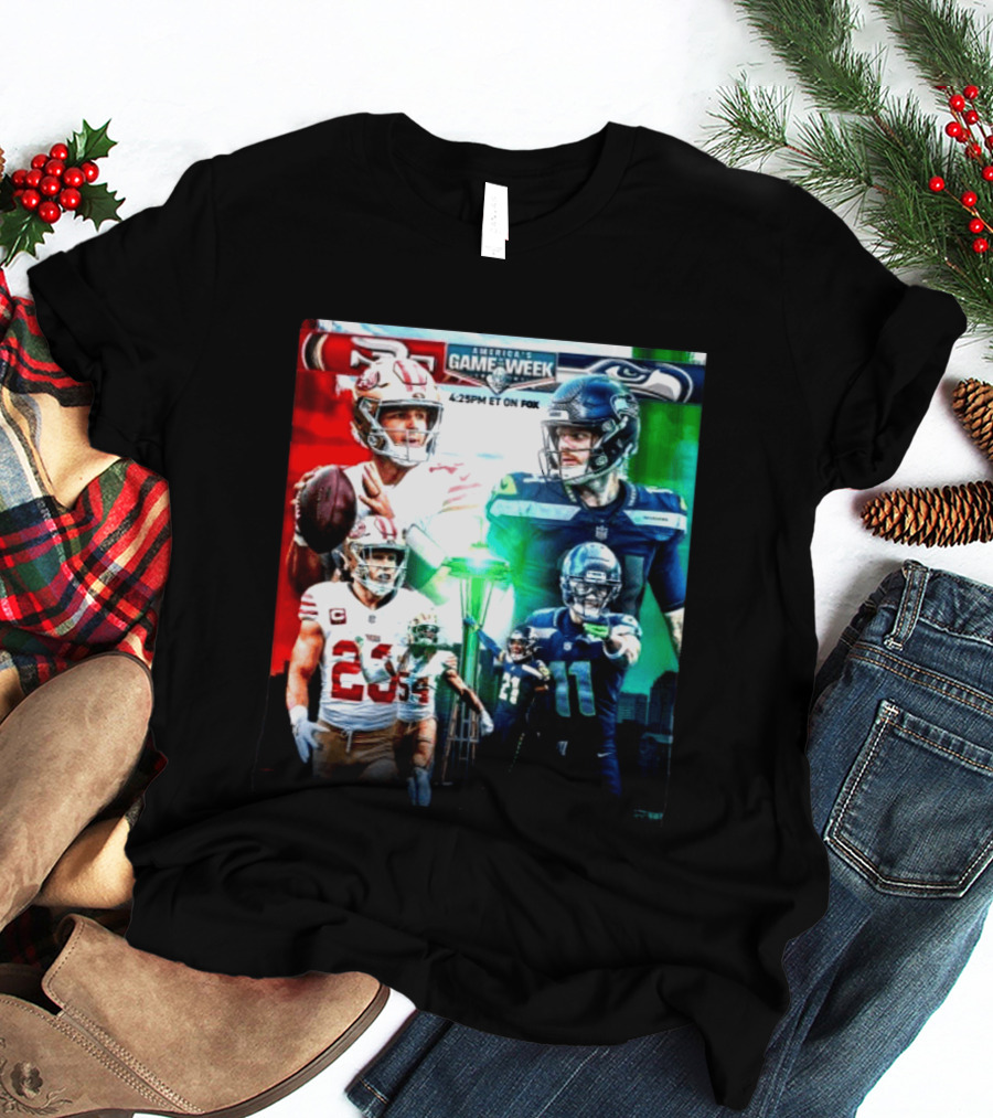 San Francisco 49ers Vs Seattle Seahawks America's Game Of The Week 2026 NFC West Showdown On Fox 4:25PM ET T-Shirt