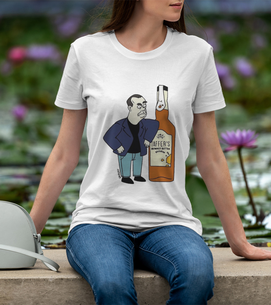 Jon Taffer Cartoon Browning Butter Bourbon Bar Rescue T-Shirt