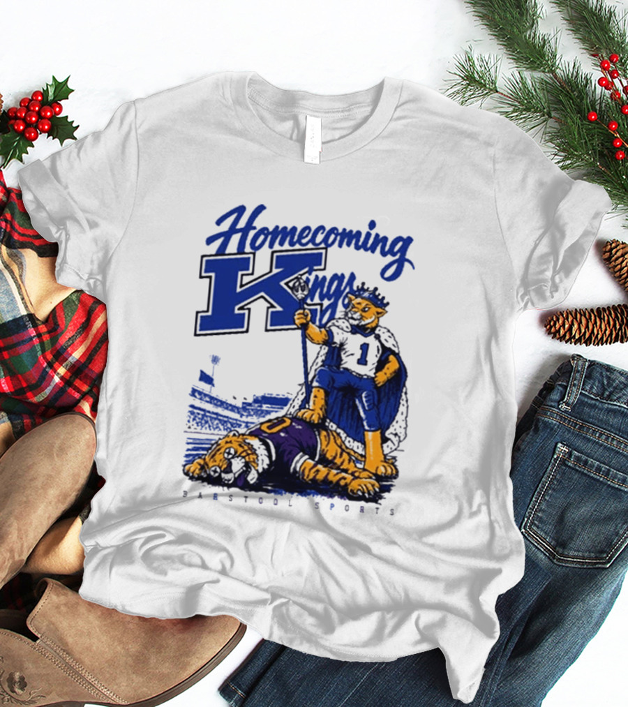 Kentucky Wildcats Homecoming King Victory Over LSU Tigers 2026 Football Barstool Sports T-Shirt