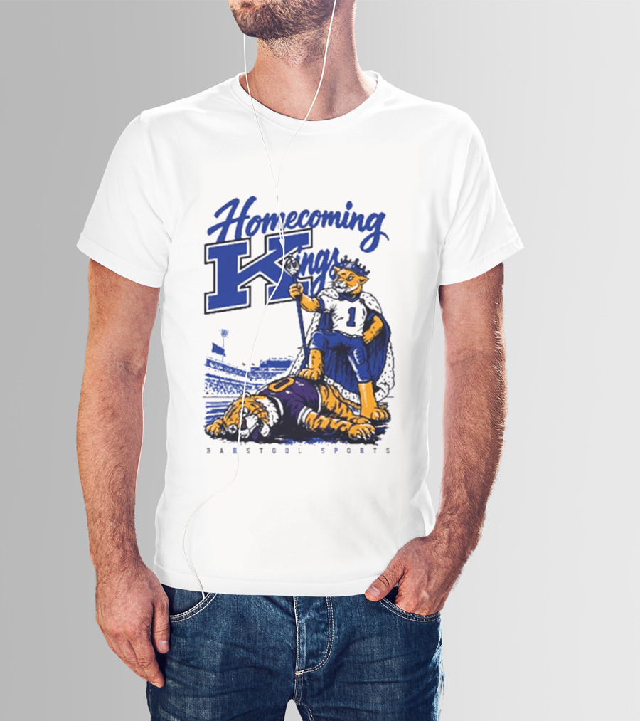 Kentucky Wildcats Homecoming King Victory Over LSU Tigers 2026 Football Barstool Sports T-Shirt