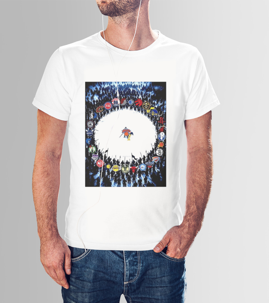 New York Knicks NBA Opponents Rivalry Battle Meme T-Shirt