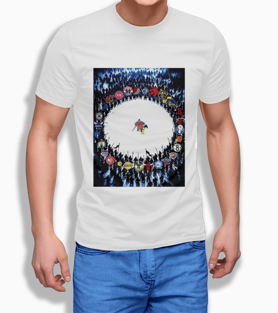 New York Knicks NBA Opponents Rivalry Battle Meme T-Shirt