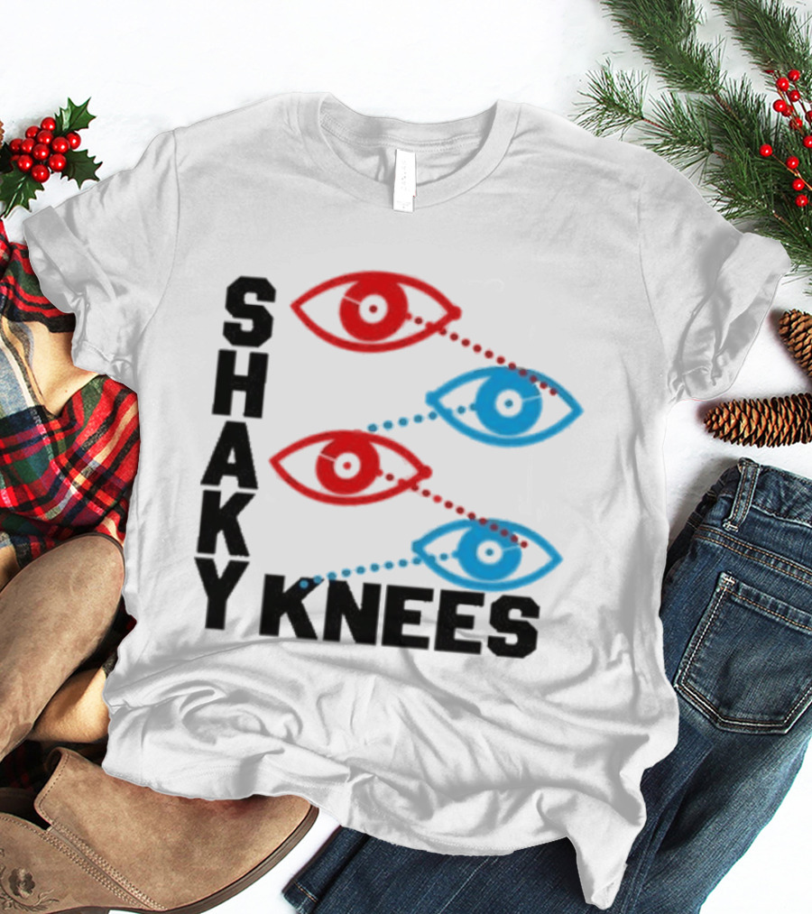 Shaky Knees Festival 2026 Piedmont Park Atlanta GA September 18 20 Red Blue Eye T-Shirt