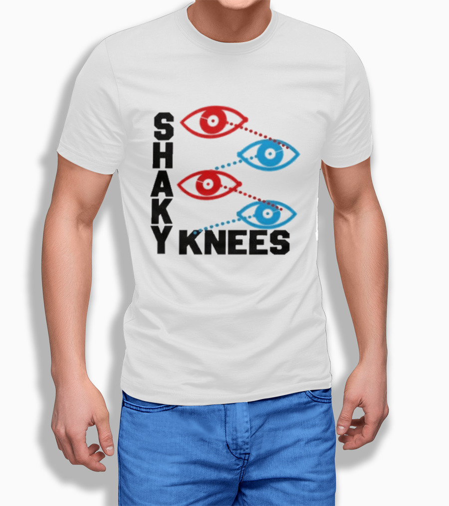 Shaky Knees Festival 2026 Piedmont Park Atlanta GA September 18 20 Red Blue Eye T-Shirt