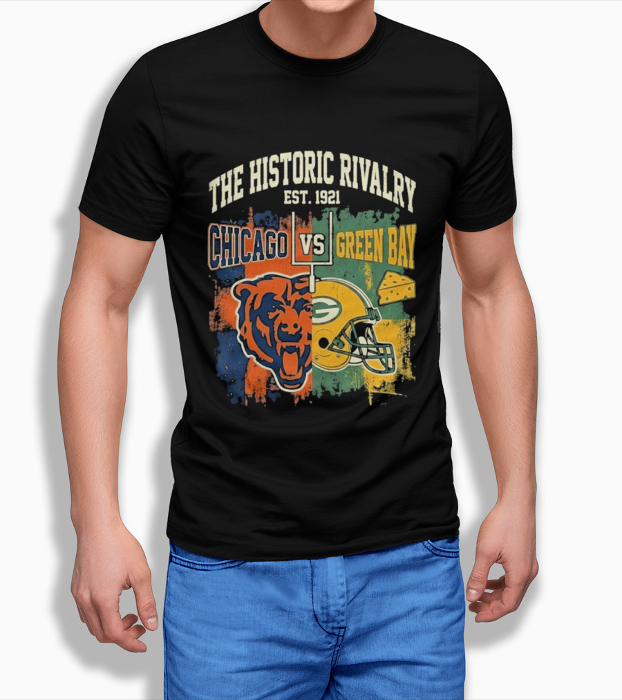 The Historic Rivalry Chicago Vs Green Bay Est 1921 T-Shirt