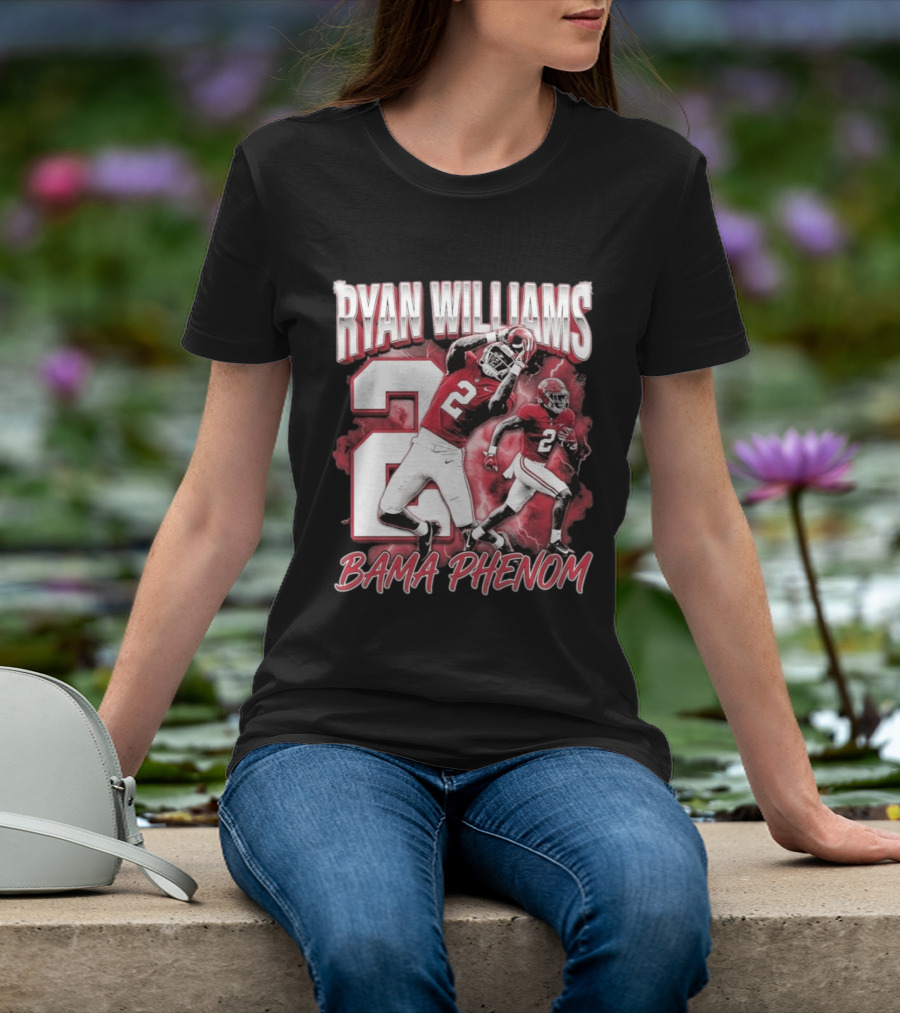 Ryan Williams Number 2 Bama Phenom Football T-Shirt