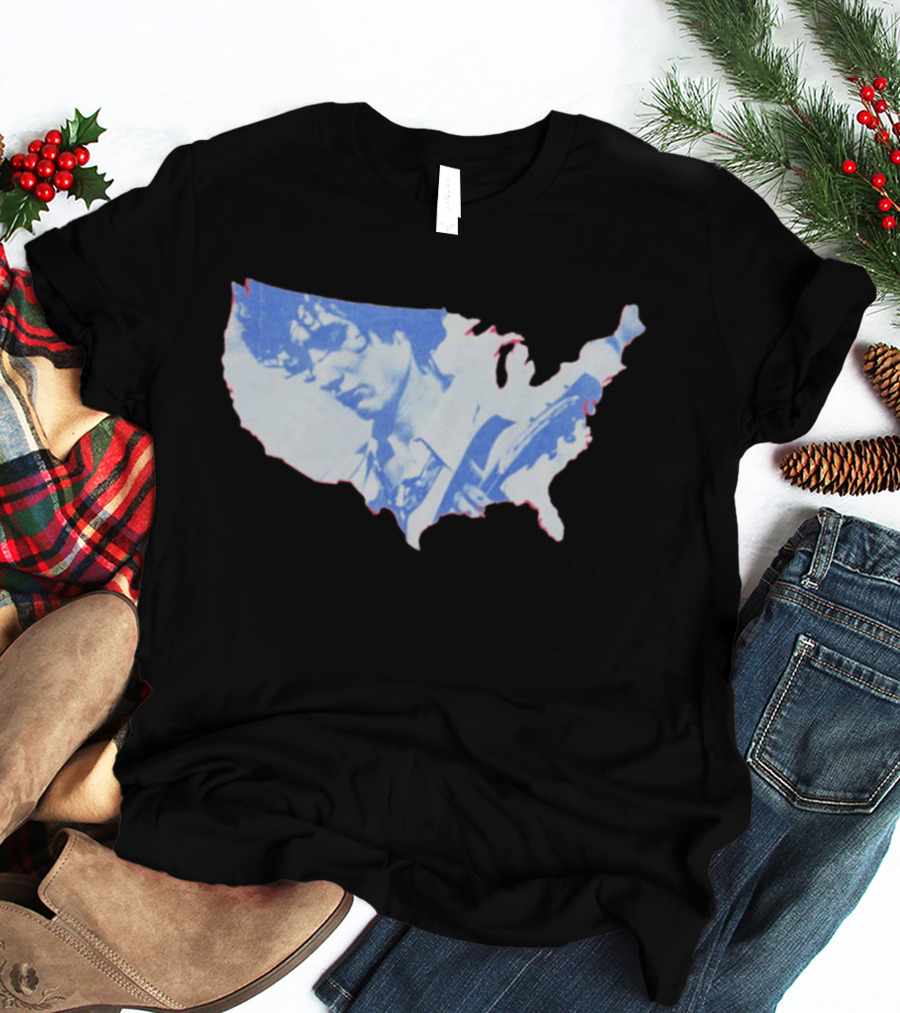 Sombr 2026 You Are The Reason Tour America USA Guitarist Map T-Shirt