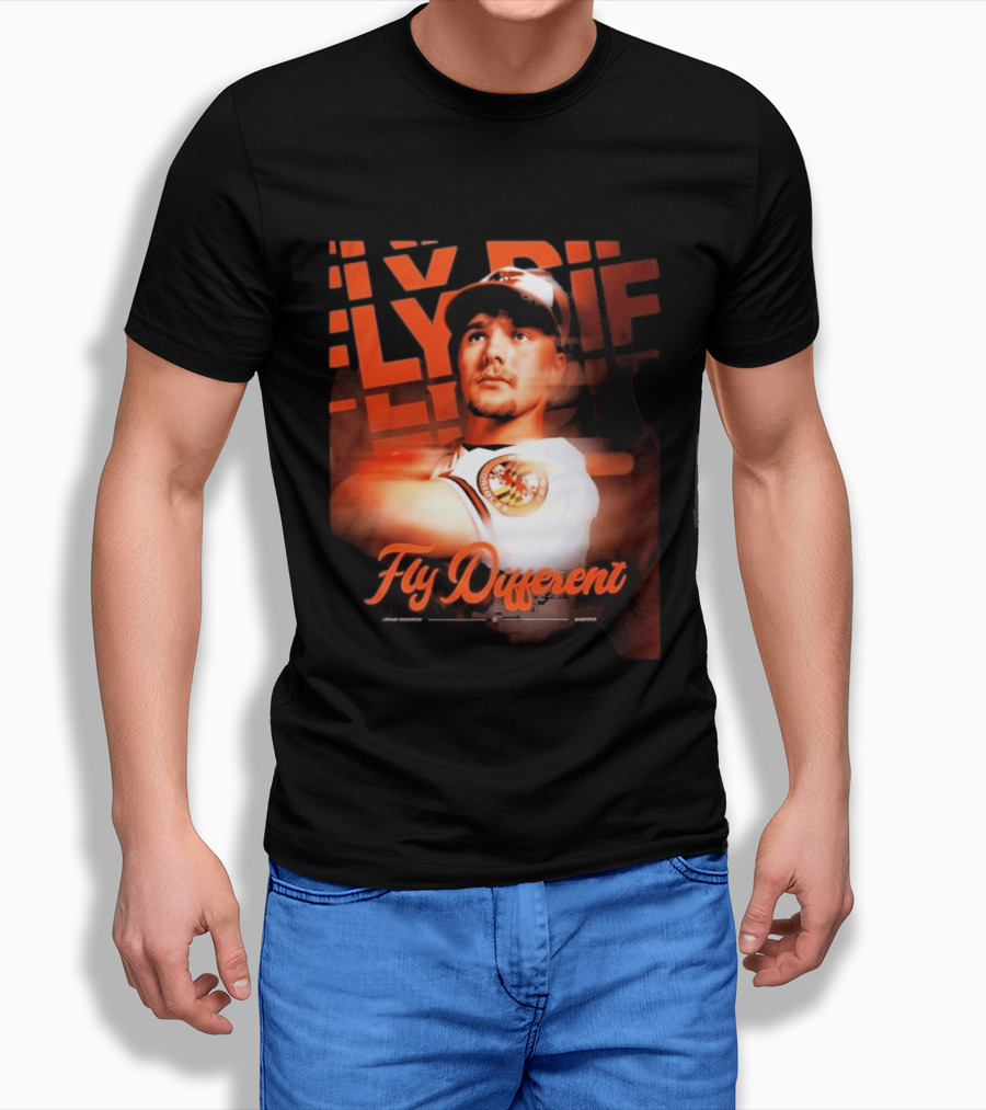 Gunnar Henderson Orioles Fly Different Baltimore Baseball T-Shirt