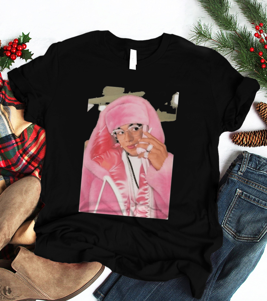 Hasan Piker Pink Fur Coat Style Darializa T-Shirt