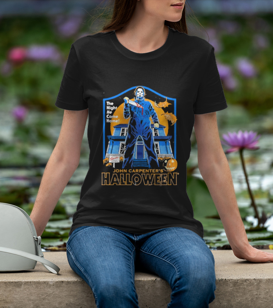 John Carpenter's The Night He Came Home Halloween Michael Myers 2026 T-Shirt