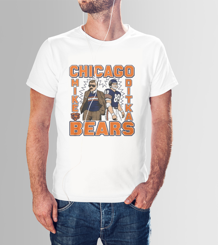 Chicago Bears Mike Ditka Classic Football Legend T-Shirt