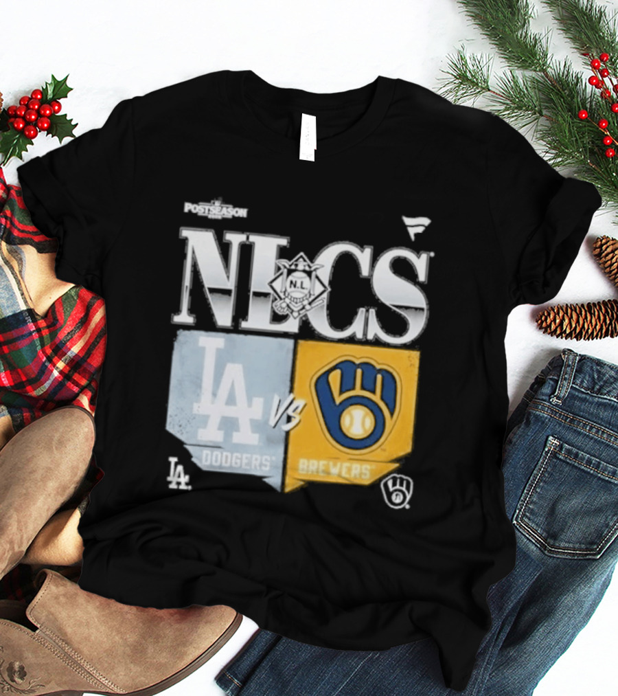 NLCS 2026 LA Dodgers Vs Milwaukee Brewers Matchup T-Shirt