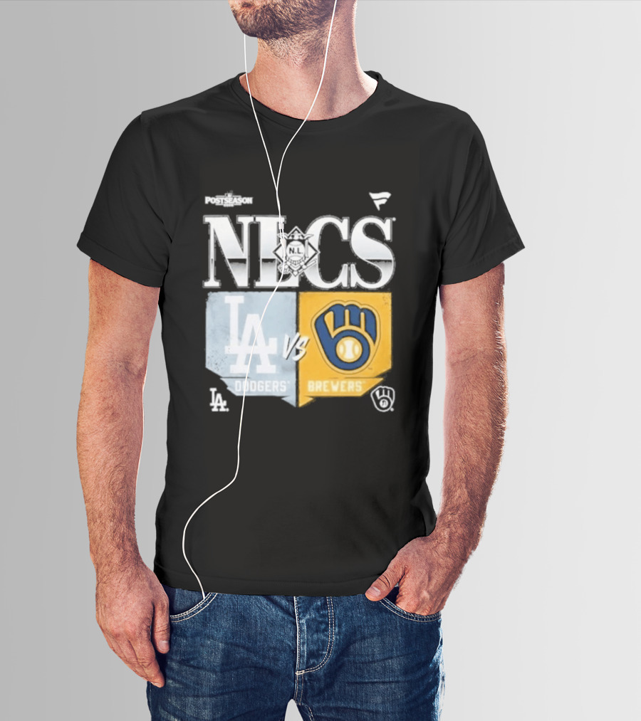 NLCS 2026 LA Dodgers Vs Milwaukee Brewers Matchup T-Shirt