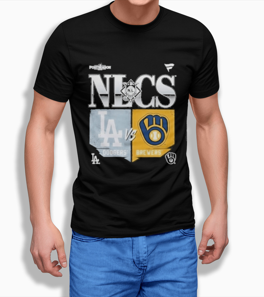 NLCS 2026 LA Dodgers Vs Milwaukee Brewers Matchup T-Shirt