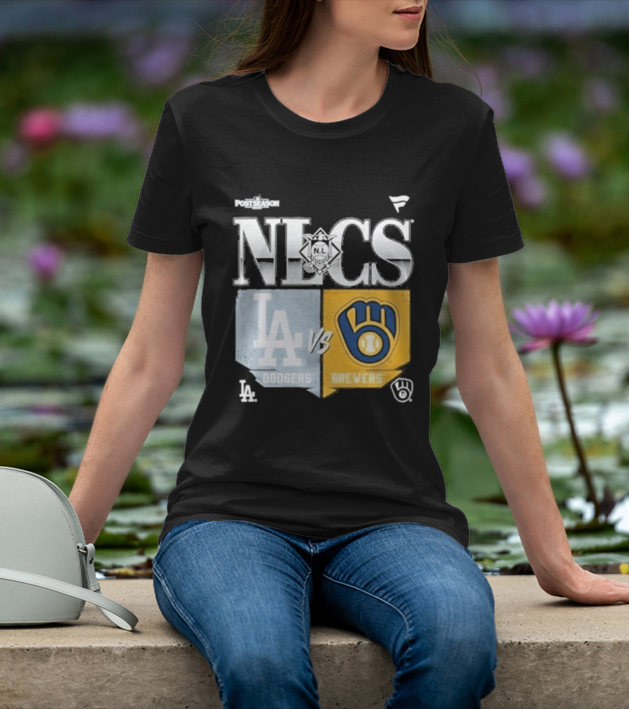 NLCS 2026 LA Dodgers Vs Milwaukee Brewers Matchup T-Shirt