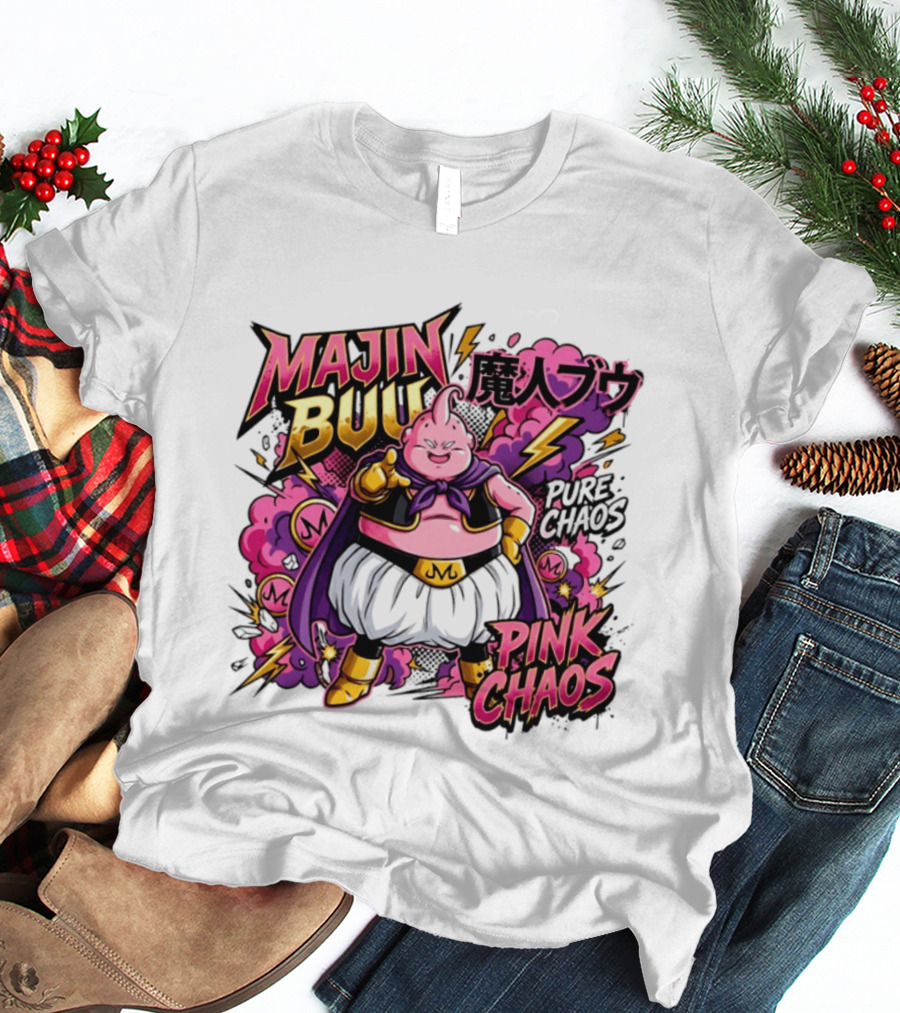 Majin Buu Pink Chaos Pure Chaos Dragon Ball Z T-Shirt