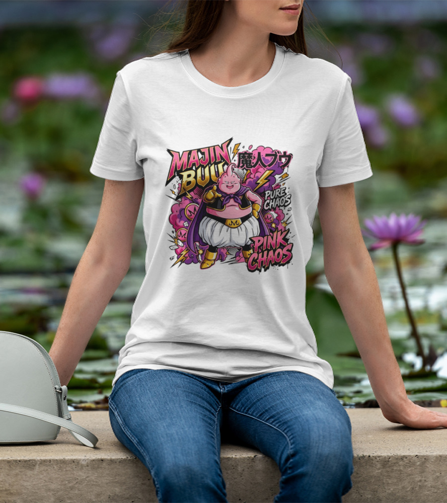 Majin Buu Pink Chaos Pure Chaos Dragon Ball Z T-Shirt