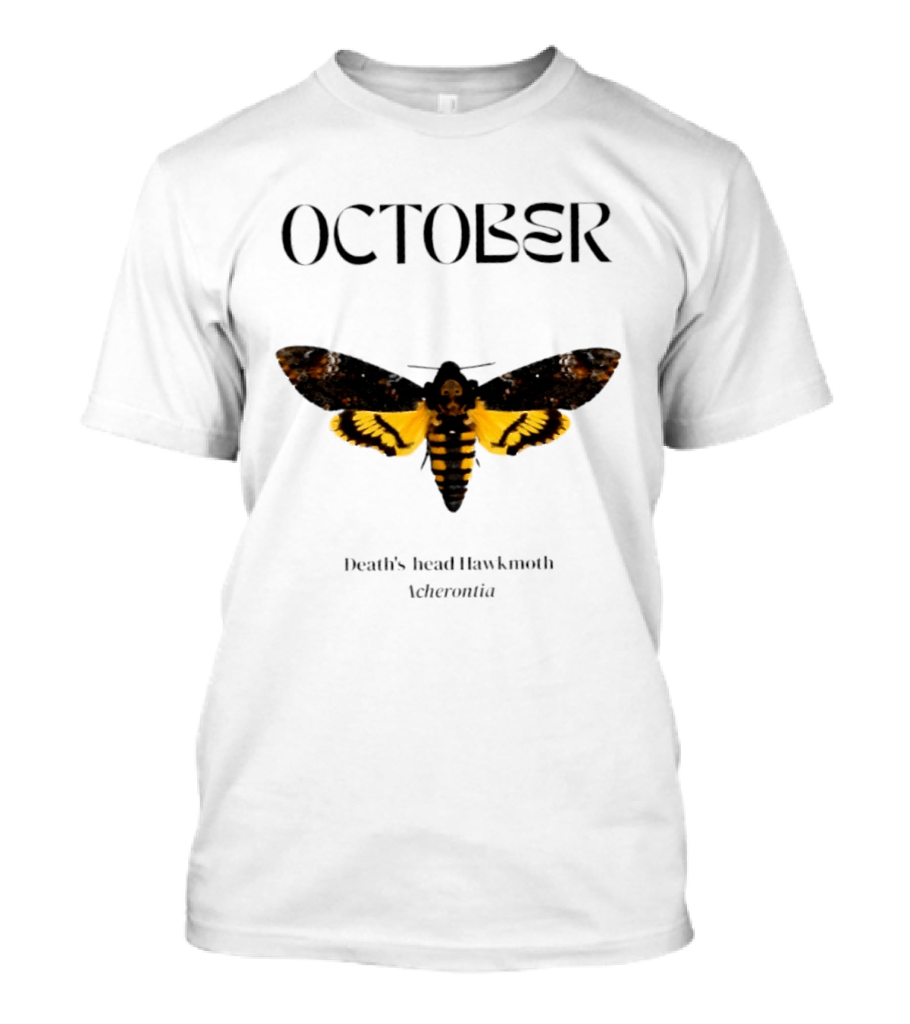 October Death's Head Hawkmoth Acherontia T-Shirt