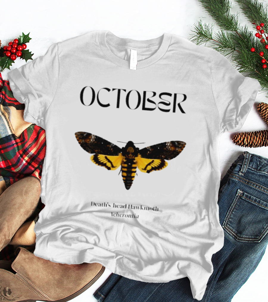October Death's Head Hawkmoth Acherontia T-Shirt