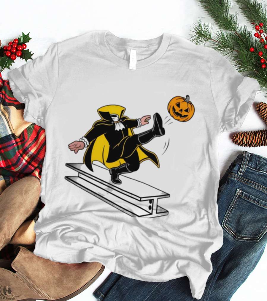 Pittsburgh Steelers Halloween 2026 Headless Horseman Of Steel T-Shirt