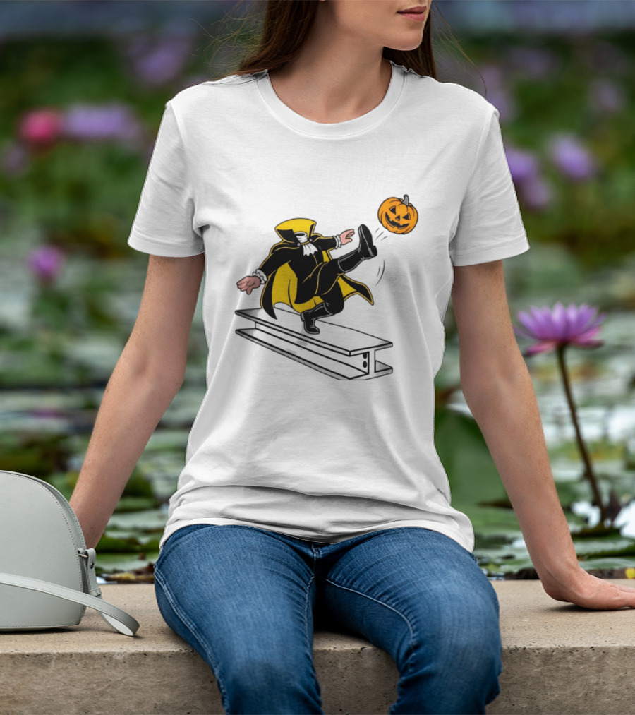 Pittsburgh Steelers Halloween 2026 Headless Horseman Of Steel T-Shirt