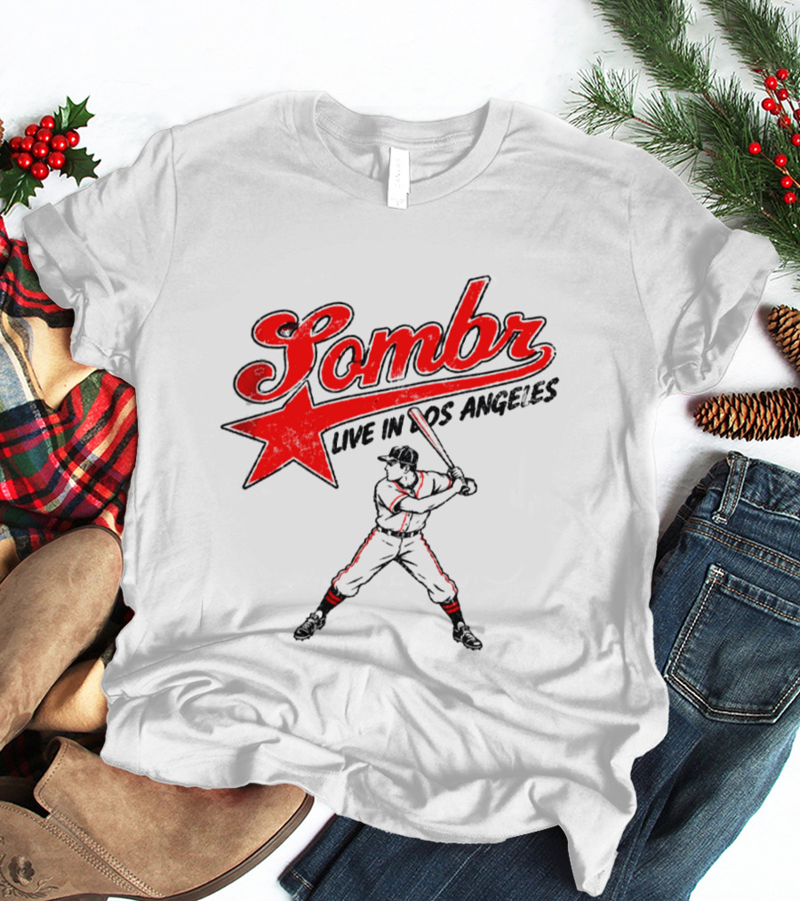 Sombr Live In Los Angeles 2026 Baseball Event At The Forum October 10 2026 T-Shirt