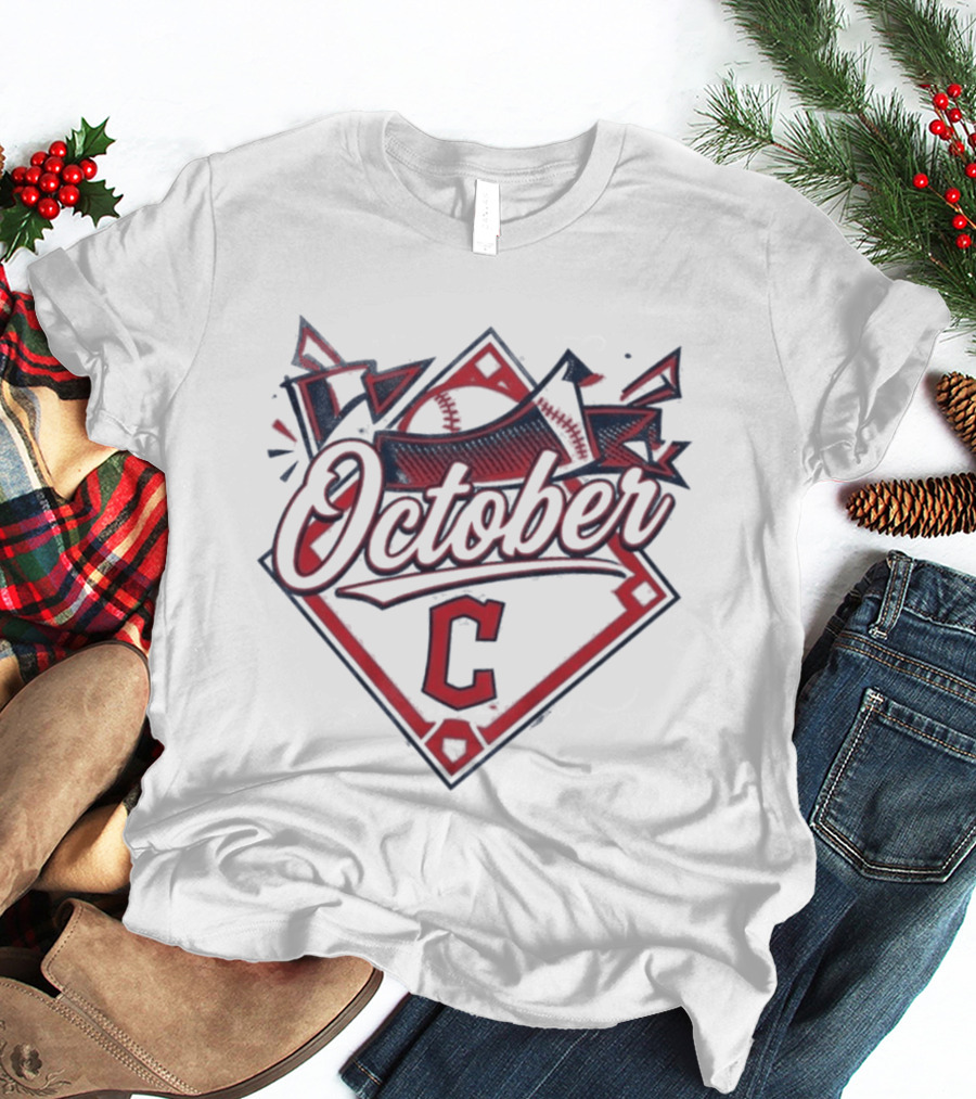 Stephen Vogt October Cleveland Guardians Celebration C T-Shirt