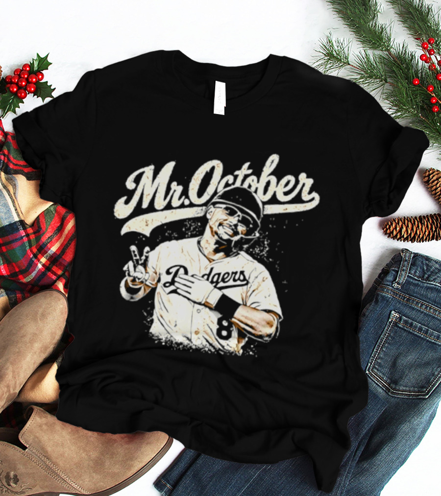 Mr October Dodgers Baseball Kike Hernandez Player T-Shirt