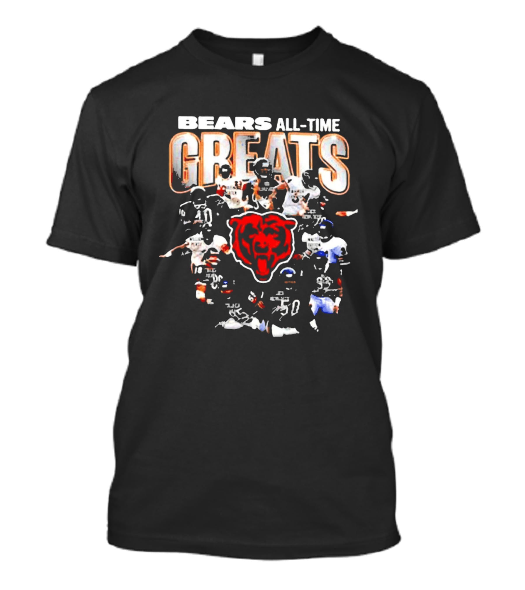 Bears All Time Greats Signed Signature T-Shirt