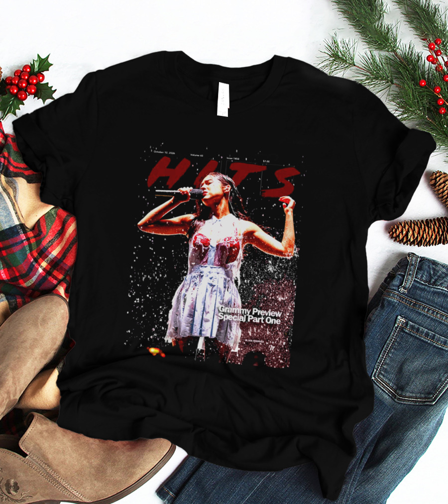 Olivia Rodrigo Hits Daily Double Issue 1458 Grammy Preview October 12 2026 T-Shirt