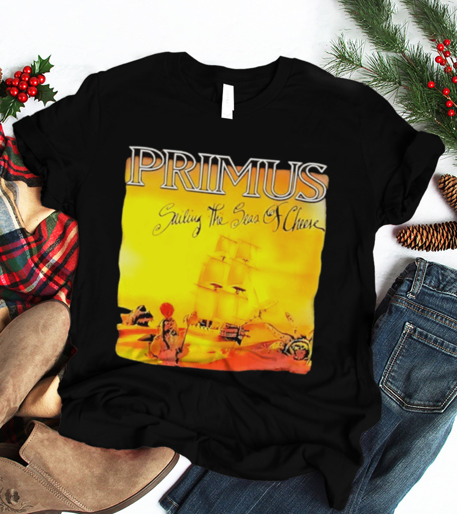 Primus Sailing The Seas Of Cheese Album Art Les Claypool T-Shirt